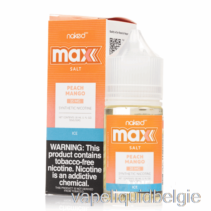 Vape Vloeibaar Ijs Perzik Mango - Naakt Max Zout - 30 Ml 35 Mg